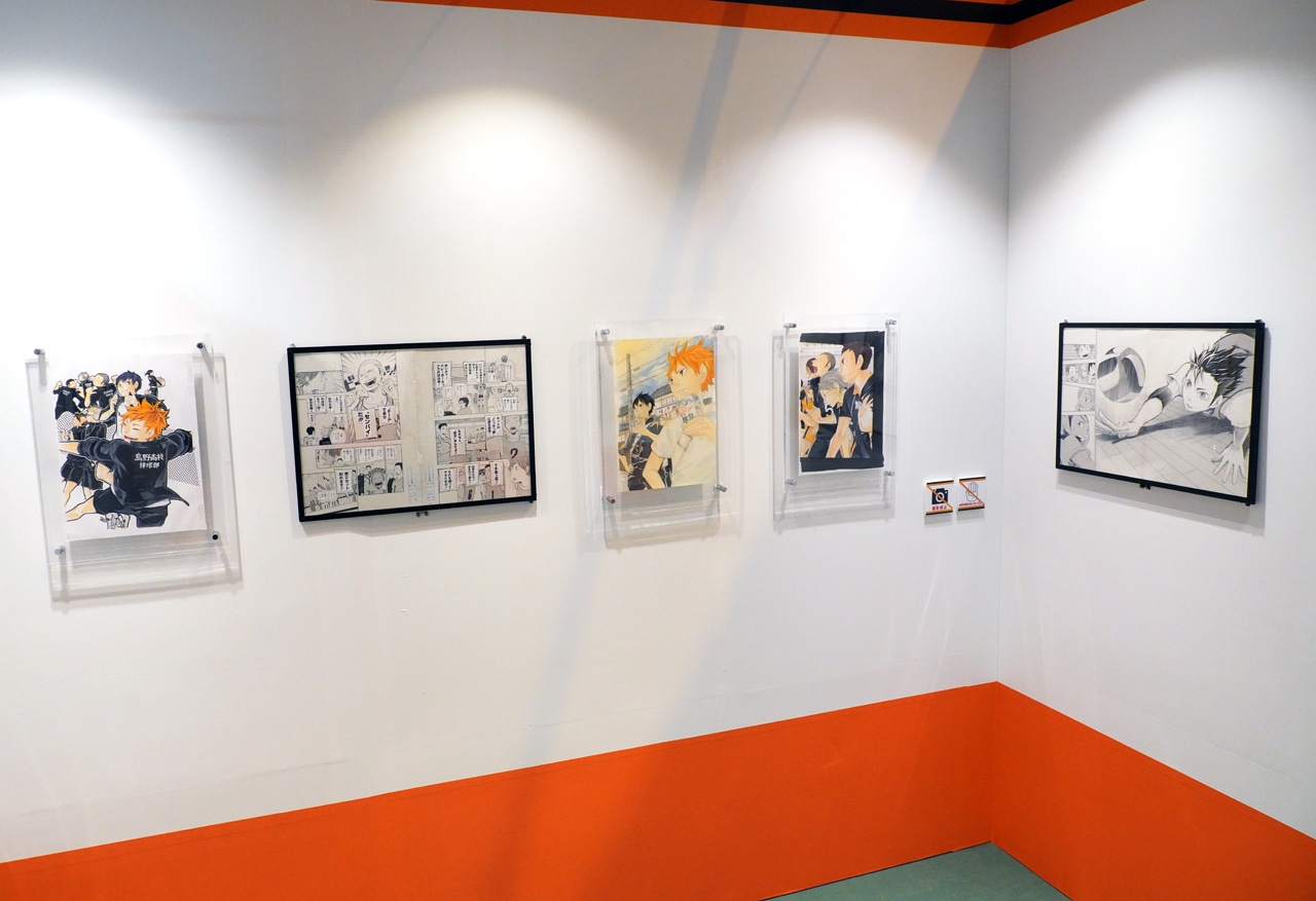「ハイキュー!!展 ゲンガ×タイカン」の会場より。