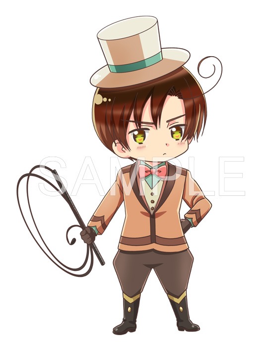 「ヘタリア The World Twinkle」キデイランドコラボショップの描き下ろしイラスト・ロマーノ。