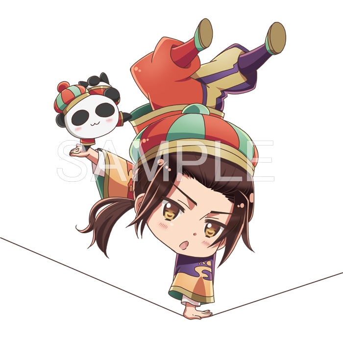 「ヘタリア The World Twinkle」キデイランドコラボショップの描き下ろしイラスト・中国。