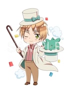 「ヘタリア The World Twinkle」キデイランドコラボショップの描き下ろしイラスト・イギリス。