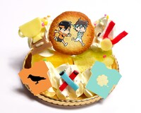 「影山と及川のリレーケーキ」（パイン＆マンゴーケーキ、洋なしとぶどうのケーキ）