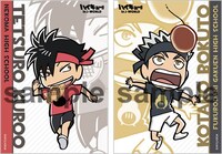 ミニゲームの参加賞の賞品「ブロマイドカード」（全11種）。