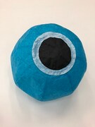 「けものフレンズ」ブースのアトラクションに登場する「セルリアン」。