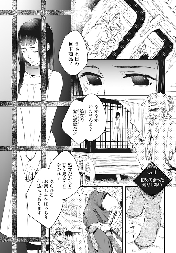 「異世界で奴隷になりましたがご主人さまは私に欲情しません」第1話より。