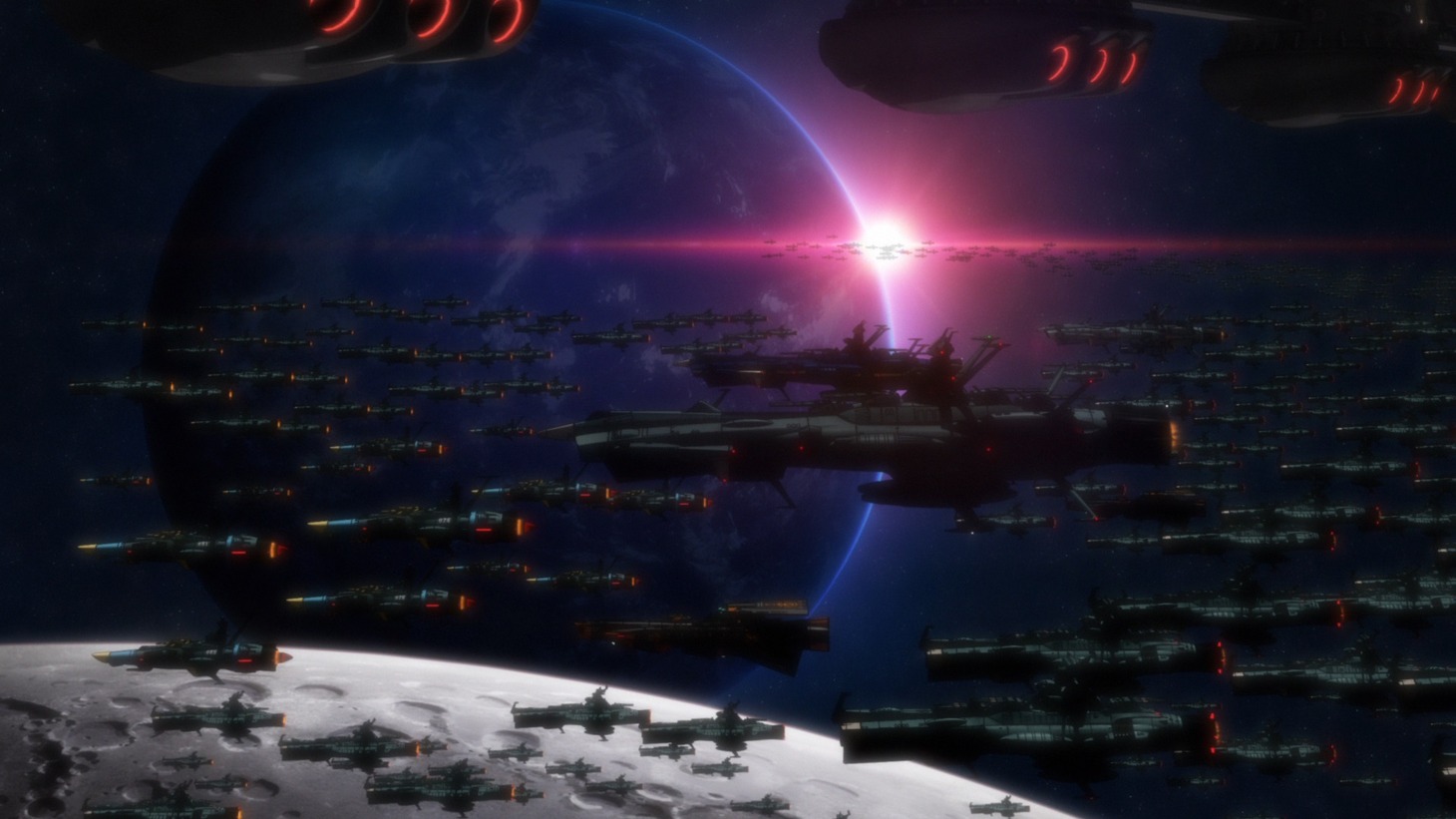 「『宇宙戦艦ヤマト2202 愛の戦士たち』第五章『煉獄篇』」の予告編映像より。