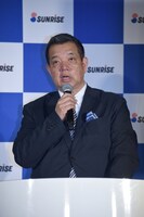 サンライズの宮河恭夫代表取締役社長。