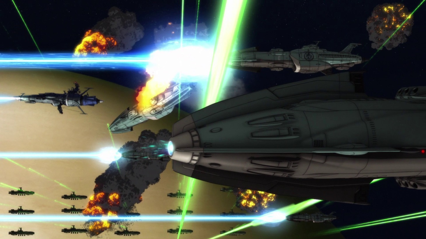 「『宇宙戦艦ヤマト2202 愛の戦士たち』第五章『煉獄篇』」の予告編映像より。