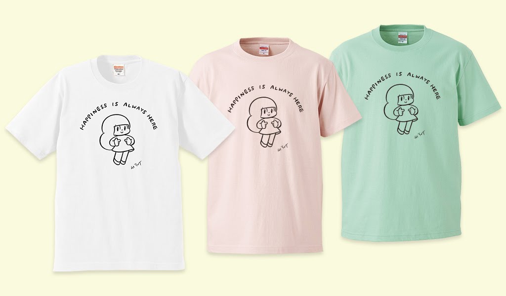 リターン商品として用意されるTシャツ。 - 「マムアンちゃん」単行本化