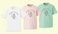 リターン商品として用意されるTシャツ。
