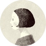 嶽まいこの自画像。