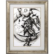 武人画×機動戦士ガンダム「破壊の鉄球」の複製パネル