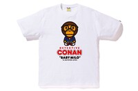 「名探偵コナン ゼロの執行人」とA BATHING APEのコラボによるTシャツの1種。
