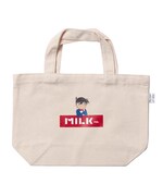 「名探偵コナン ゼロの執行人」とMILKFED.のコラボによるトートバッグ。