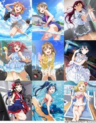 「ラブライブ！サンシャイン!!」TVアニメ1期Blu-rayジャケットの一覧。