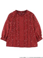 「バンイメージドットプリントブラウス」