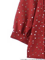 「バンイメージドットプリントブラウス」