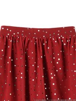 「バンイメージドットプリントイレヘムスカート」