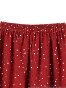 「バンイメージドットプリントイレヘムスカート」