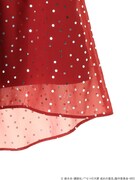 「バンイメージドットプリントイレヘムスカート」