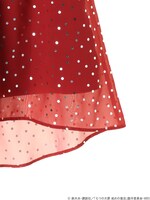 「バンイメージドットプリントイレヘムスカート」