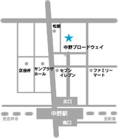 中野ブロードウェイ地図