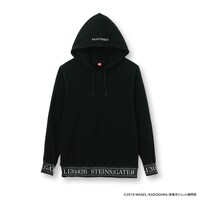 「STEINS;GATE0 リブロゴ HOODIE」ブラック