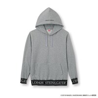 「STEINS;GATE0 リブロゴ HOODIE」グレー