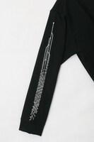 「WORLD LINE LS TEE」袖アップ