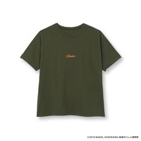 「ハカーじゃなくてハッカーだろ常考 TEE」カーキの前面。
