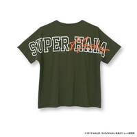 「ハカーじゃなくてハッカーだろ常考 TEE」カーキの背面。