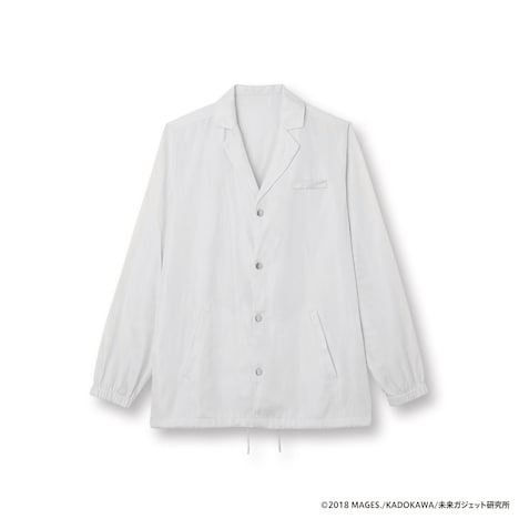 「聖なる白銀の鎧（白衣風） コーチジャケット」