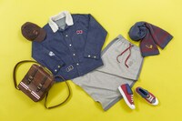 江戸川コナンモデルのファッションアイテム。