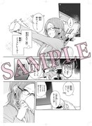 書泉グランデ・芳林堂書店に展示されている複製原画のサンプル。