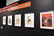 「連載開始50周年記念『あしたのジョー展』」の様子。