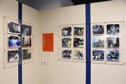 「連載開始50周年記念『あしたのジョー展』」の様子。