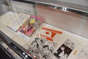 「連載開始50周年記念『あしたのジョー展』」の様子。