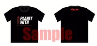 「character1 2018」より発売される「プラネット・ウィズ」Tシャツ。