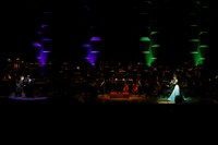 「美少女戦士セーラームーン25周年記念 Classic Concert」より、寺下真理子とSUGURU（from TSUKEMEN）。（撮影：福田静良）