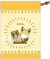 10ポイントでもらえる「タヌキとキツネ」の巾着。(c)ATAMOTO/FW