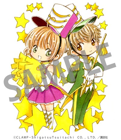 CLAMP描き下ろしの短編マンガより。