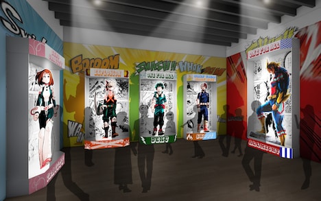 「僕のヒーローアカデミア」の展示イメージ。(c)堀越耕平/集英社