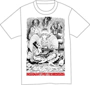 「かわいそうな先生」Tシャツの白。