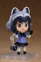 「ねんどろいど アライグマ」の特典「ジェスチャー用両手首」を使った様子。