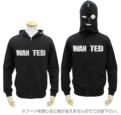 「正体不明の犯人 フルジップパーカー」