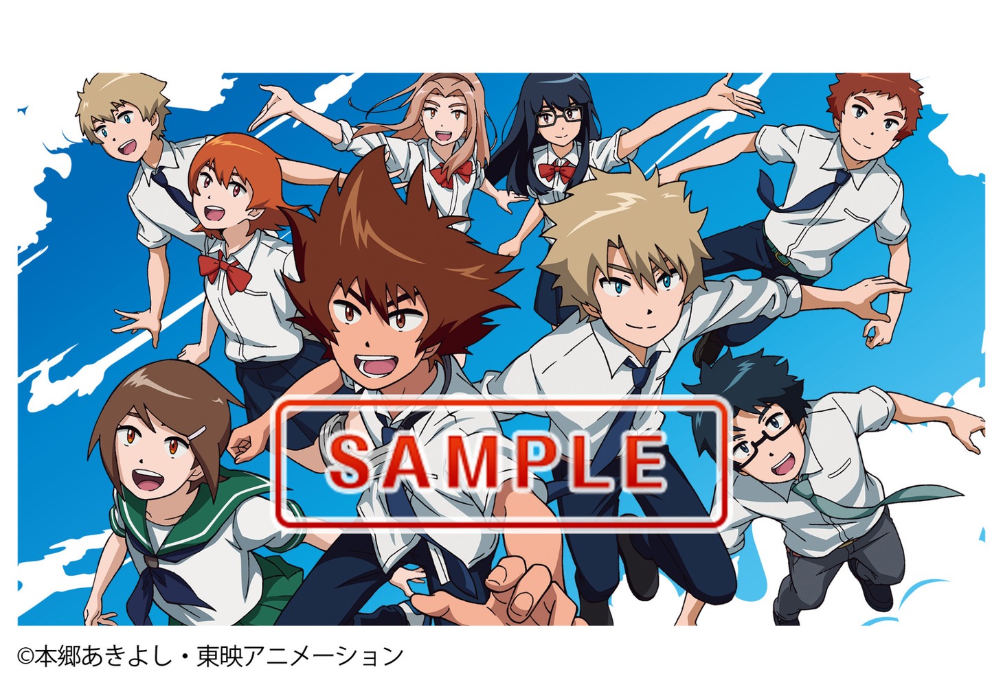 購入特典として付属するビジュアルシートのイメージ。