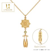 小狼モデルのネックレス「羅針盤」。