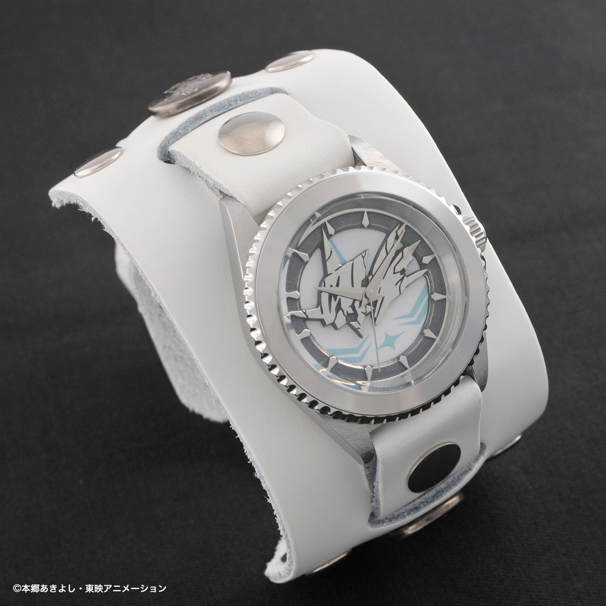 「OMEGAMON:MERCIFULMODE × Red Monkey Designs Collaboration Wristwatch Silver925 High-End Model」