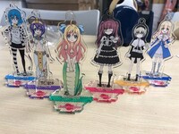 会場で販売されるアクリルキーホルダー。