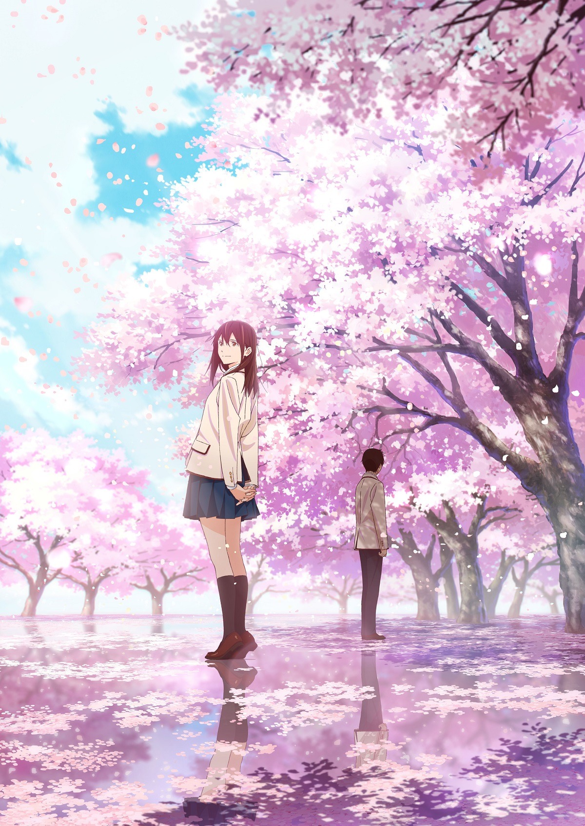 劇場アニメ「君の膵臓をたべたい」キービジュアル (C)住野よる／双葉社 (C)君の膵臓をたべたい アニメフィルムパートナーズ