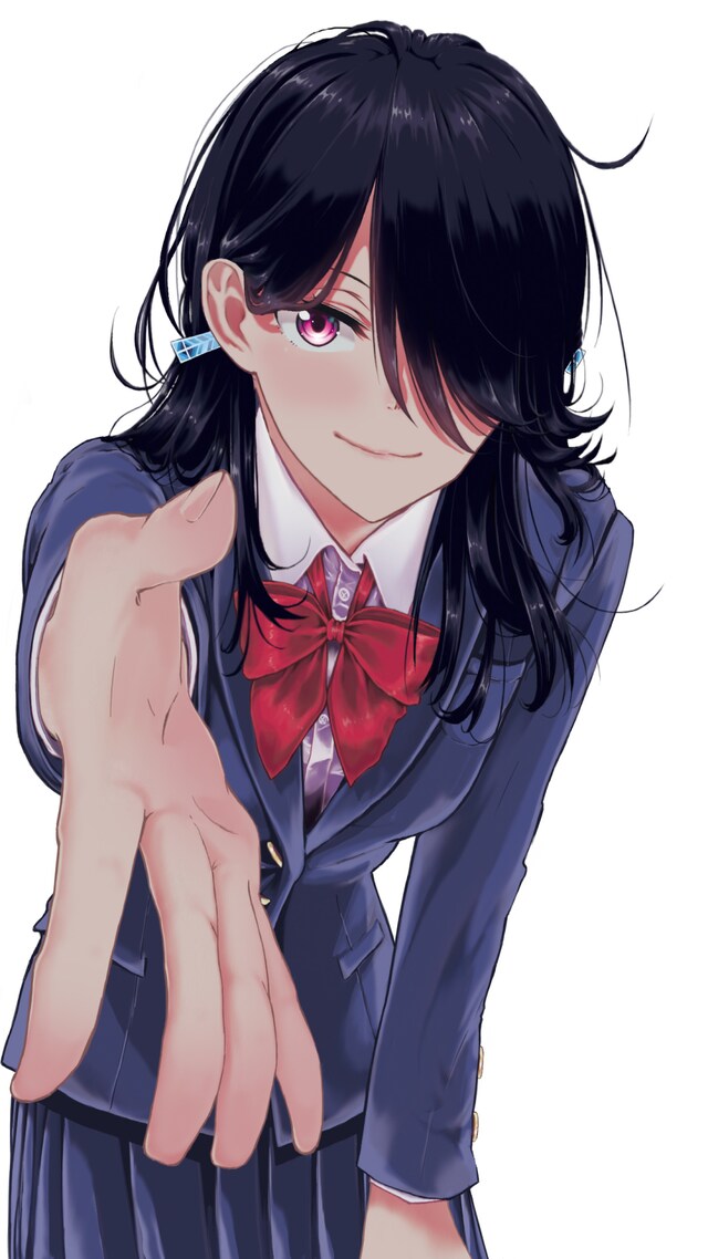 「見上げると君は」イラスト